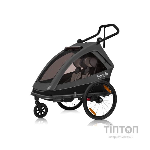 Коляска Lionelo Cama Grey Graphite - Велосипедний причіп (LO-CAMA GREY GRAPHITE)