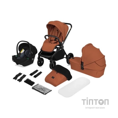 Коляска Lionelo Mika plus 3 in 1 brown rust (LO-MIKA PLUS 3IN1 BROWN RUST)