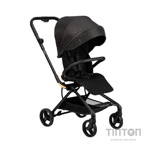 Коляска MoMi Adelle, чорна з червоним (WOSP00035)