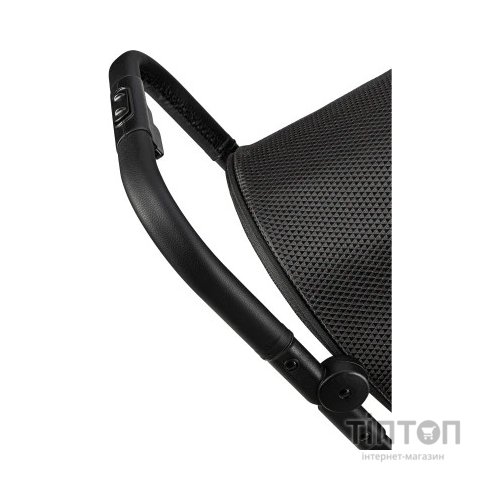 Коляска MoMi Adelle, чорна з червоним (WOSP00035)