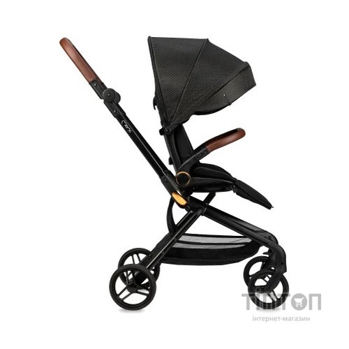 Коляска MoMi Adelle, чорна з золотом (WOSP00034)