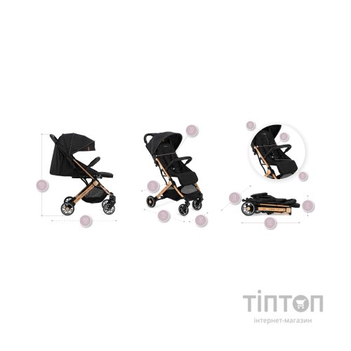 Коляска MoMi Estelle Black (WOSP00003)