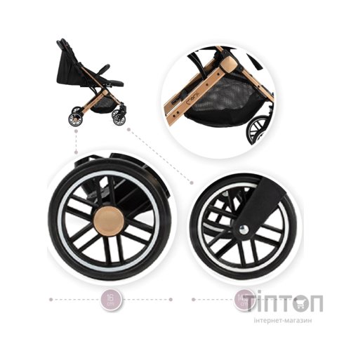 Коляска MoMi Estelle Black (WOSP00003)