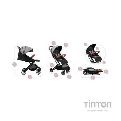 Коляска MoMi Estelle Grey (WOSP00001)