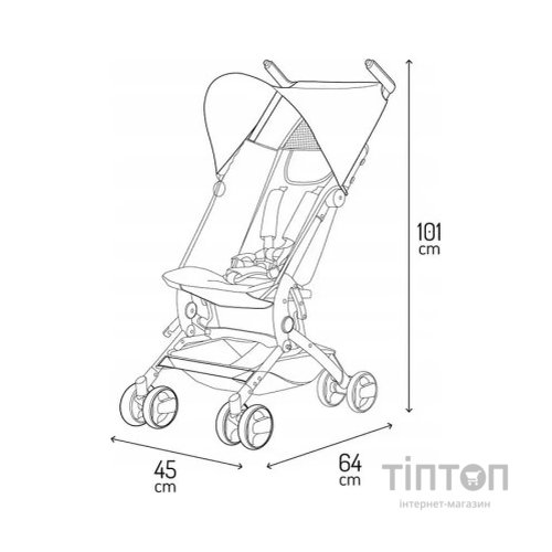Коляска MoMi Grace Black (WOSP00033)