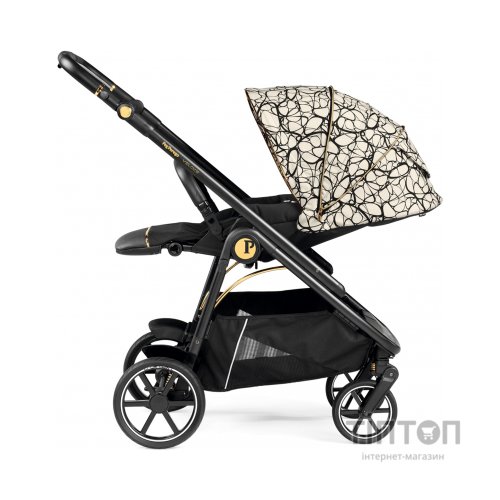 Коляска Peg-Perego 2 в 1 Veloce Grafic Gold Графічне золото (PACK-VEL2100000002)