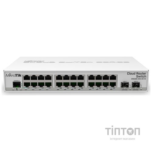 Комутатор мережевий Mikrotik CRS326-24G-2S+IN