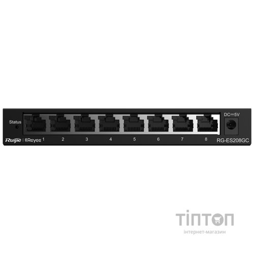 Комутатор мережевий Ruijie Networks RG-ES208GC