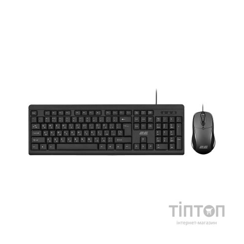 Комплект 2E MK401 USB UA Black (2E-MK401UB_UA)