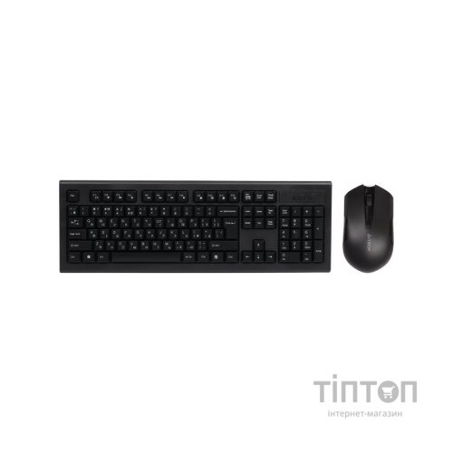 Комплект A4-Tech 3000N чорний, безпровідний