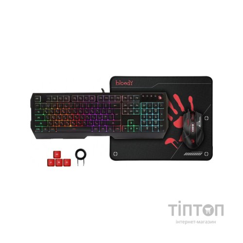 Комплект A4Tech Bloody B1700 USB Black (Bloody B1700 Black)