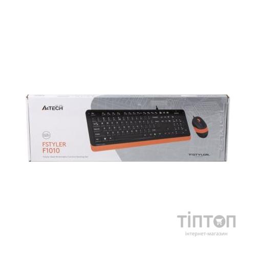 Комплект A4Tech F1010 Orange
