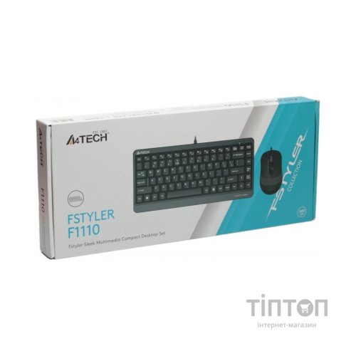 Комплект A4Tech F1110 USB Grey (F1110 Grey)