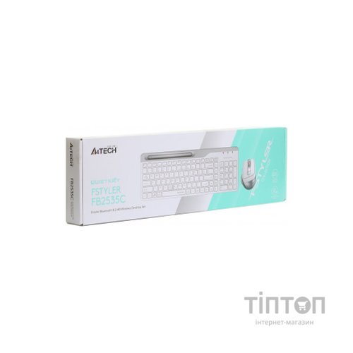 Комплект A4Tech FB2535C Wireless/Bluetooth Icy White (FB2535C Icy White)