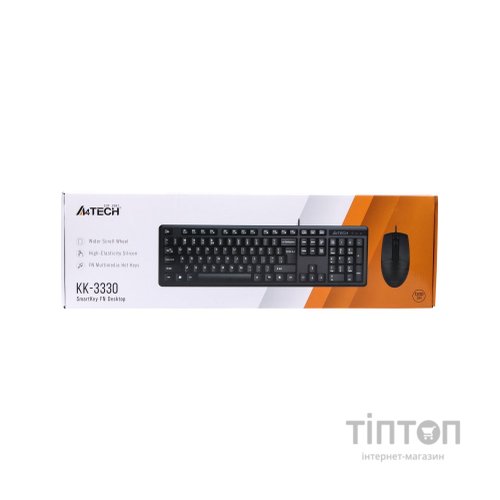 Комплект A4Tech KK-3330 USB Black (KK-3330 Black)