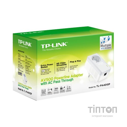 Комплект адаптерів Powerline TP-Link TL-PA4010PKIT