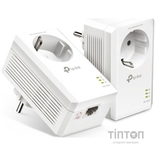 Адаптер Powerline TP-Link TL-PA7017P (AV2 1000, 1xGE, розетка)