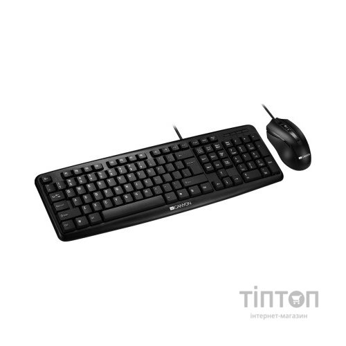 Комплект Canyon SET-1 Water resistant USB UA Black (CNE-CSET1)