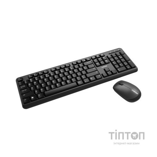 Комплект Canyon SET-W20 Velvet Wireless Silent UA Black (CNS-HSETW02)
