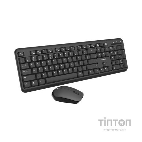 Комплект Canyon SET-W20 Velvet Wireless Silent UA Black (CNS-HSETW02)
