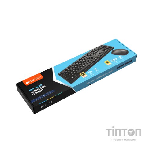 Комплект Canyon SET-W20 Wireless Black (CNS-HSETW02-RU)