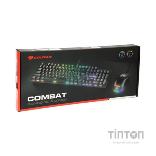 Комплект Cougar Combat Keyboard and Mouse USB Black (Combat)