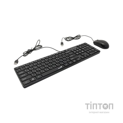 Комплект Genius C-126 SlimStar USB Black Ukr (31330007407)