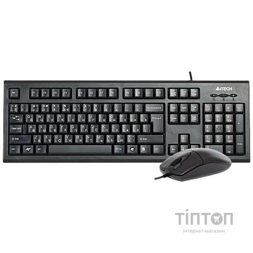Комплект (клавіатура, миша) A4Tech KR-8520D Black USB