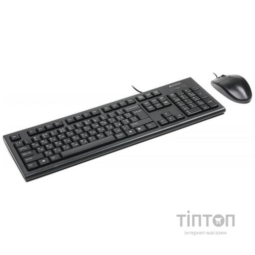 Комплект клавіатура+миша A4tech KR-8520D Black