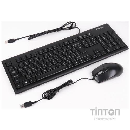 Комплект клавіатура+миша A4tech KR-8572 Black