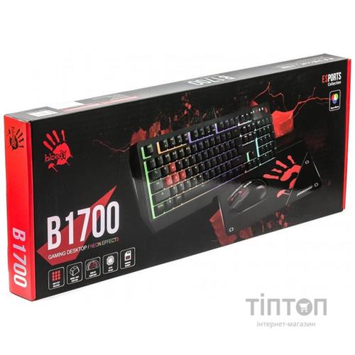 Комплект (клавиатура, мышь) A4Tech B1700 Bloody Black