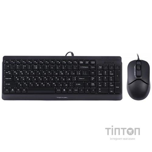 Комплект (клавиатура, мышь) A4Tech F1512 Black USB