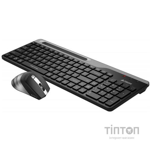 Комплект (клавиатура, мышь) беспроводной A4Tech FB2535CS Smoky Grey USB