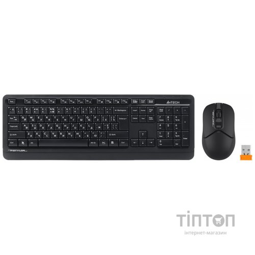 Комплект (клавиатура, мышь) беспроводной A4Tech FG1012 Black USB