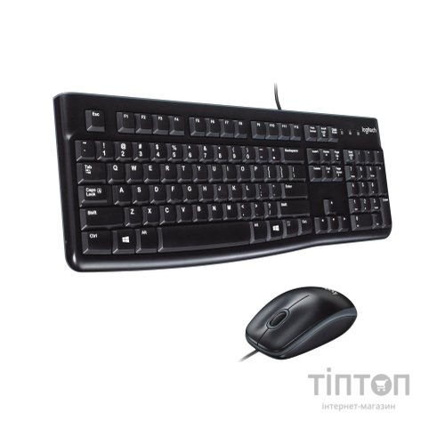 Комплект Logitech Desktop MK120 чорний, USB