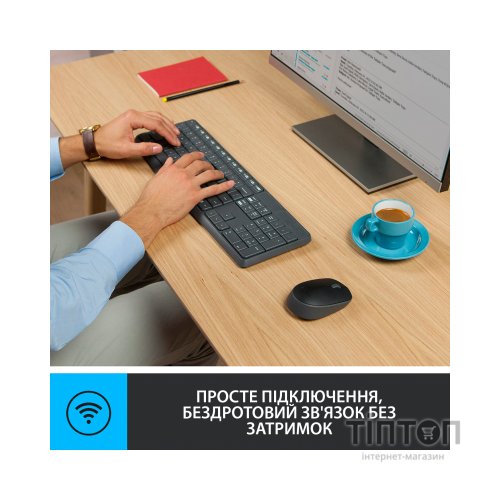 Комплект Logitech MK235 Wireless UA (920-007931)