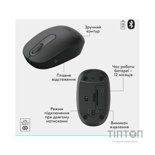 Комплект Logitech MK250 Bluetooth UA Graphite (920-013823)