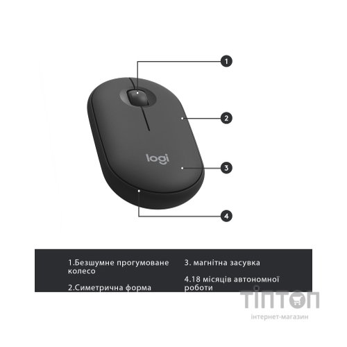 Комплект Logitech MK470 Slim Wireless UA Graphite (920-009204)