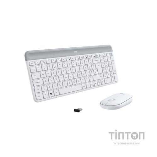 Комплект Logitech MK470 Slim Wireless UA Off-White (920-009205)
