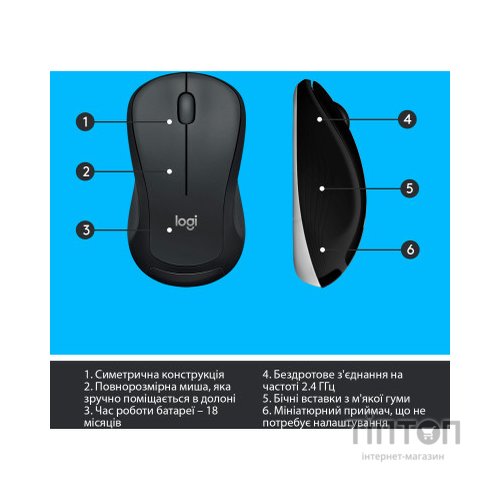 Комплект Logitech MK540 Advanced Wireless UA Black (920-008685)