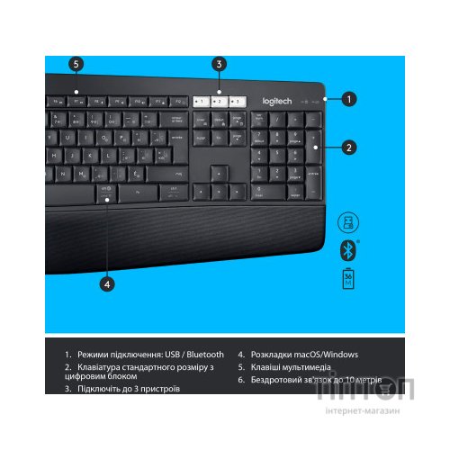 Комплект Logitech MK850 Performance Wireless UA (920-008226)