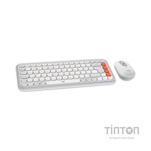 Комплект Logitech POP Icon Combo Bluetooth UA Off-White (920-013141)