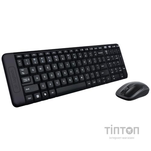 Комплект Logitech Wireless Combo MK220 чорний, безпровідний