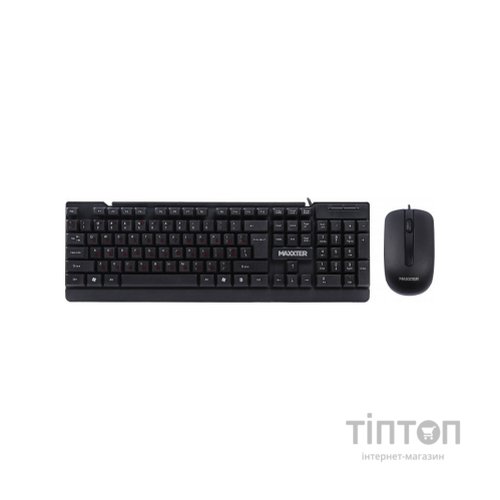 Комплект Maxxter KMS-CM-01-UA USB Black (KMS-CM-01-UA)