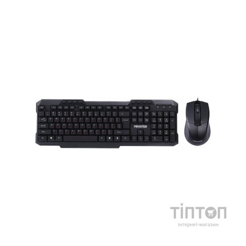 Комплект Maxxter KMS-CM-02-UA USB Black (KMS-CM-02-UA)