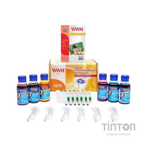 Комплект перезаправних картриджів WWM Epson R270/615/T50/59/TX700W/TX710W+ELECTRA (RC.T082U)