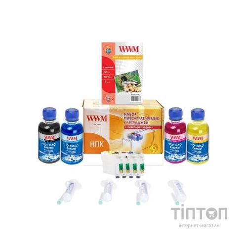 Комплект перезаправних картриджів WWM Epson Stylus SX125/SX130/SX235W (RC.T128Р)