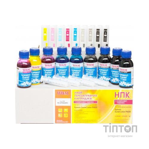 Комплект перезаправних картриджів WWM Epson SureColor SC-P600/P800 (RC.EP600ARC)