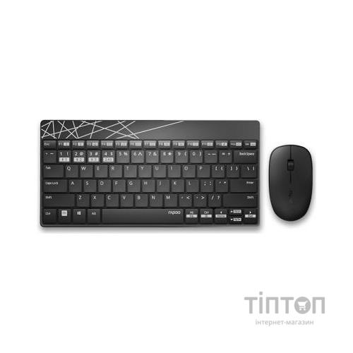 Комплект Rapoo 8000M Black