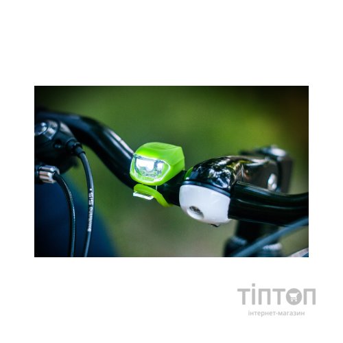 Комплект велофар Good Bike Silicone LED Green (92325Green-IS)